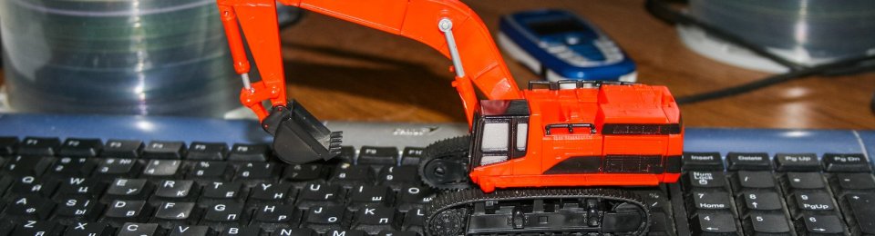 foto modellino di escavatore