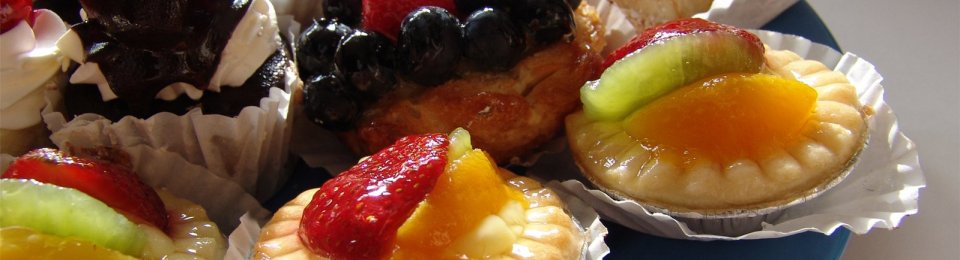 Foto vassoio pasticcini